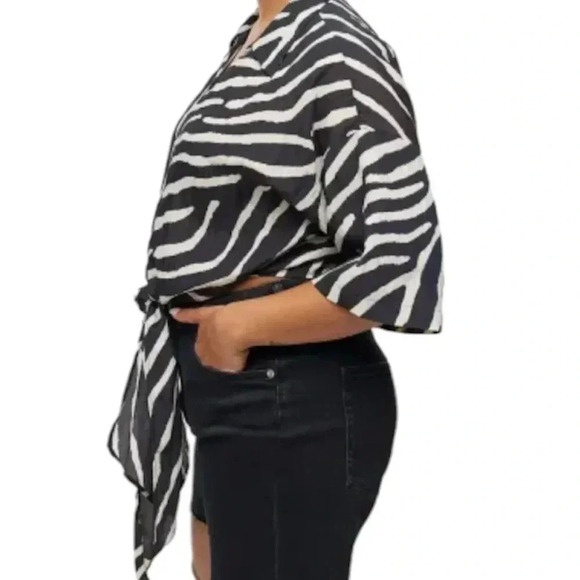 H&M Blouse with tie detaik - Picture 5 of 7